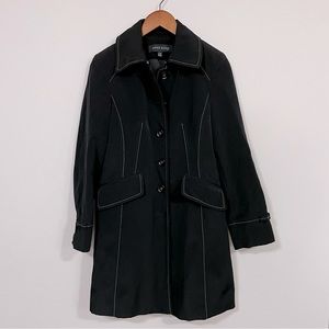 Anne Klein Black Trench Coat